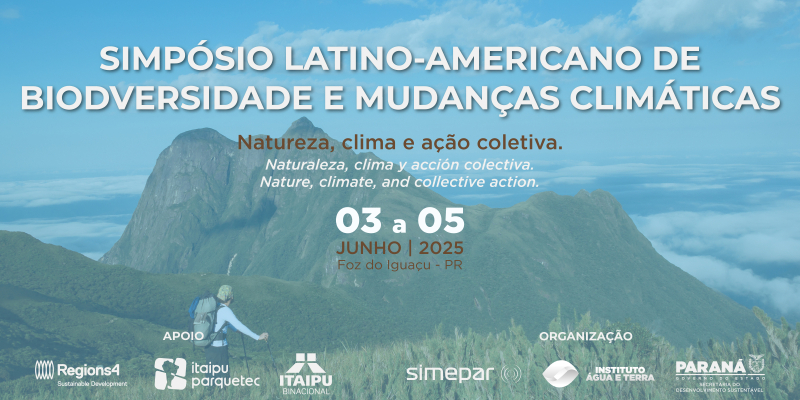 SIMPÓSIO LATINO-AMERICANO DE BIODIVERSIDADE E MUDANÇAS CLIMÁTICAS
