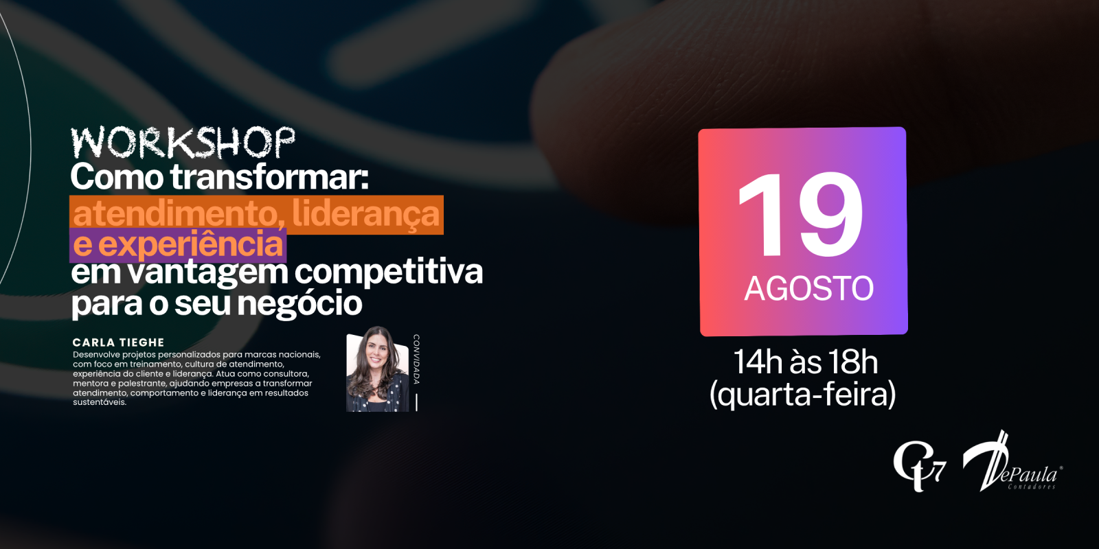 Workshop | Como transformar atendimento, liderança e experiência em vantagem competitiva para o seu negócio
